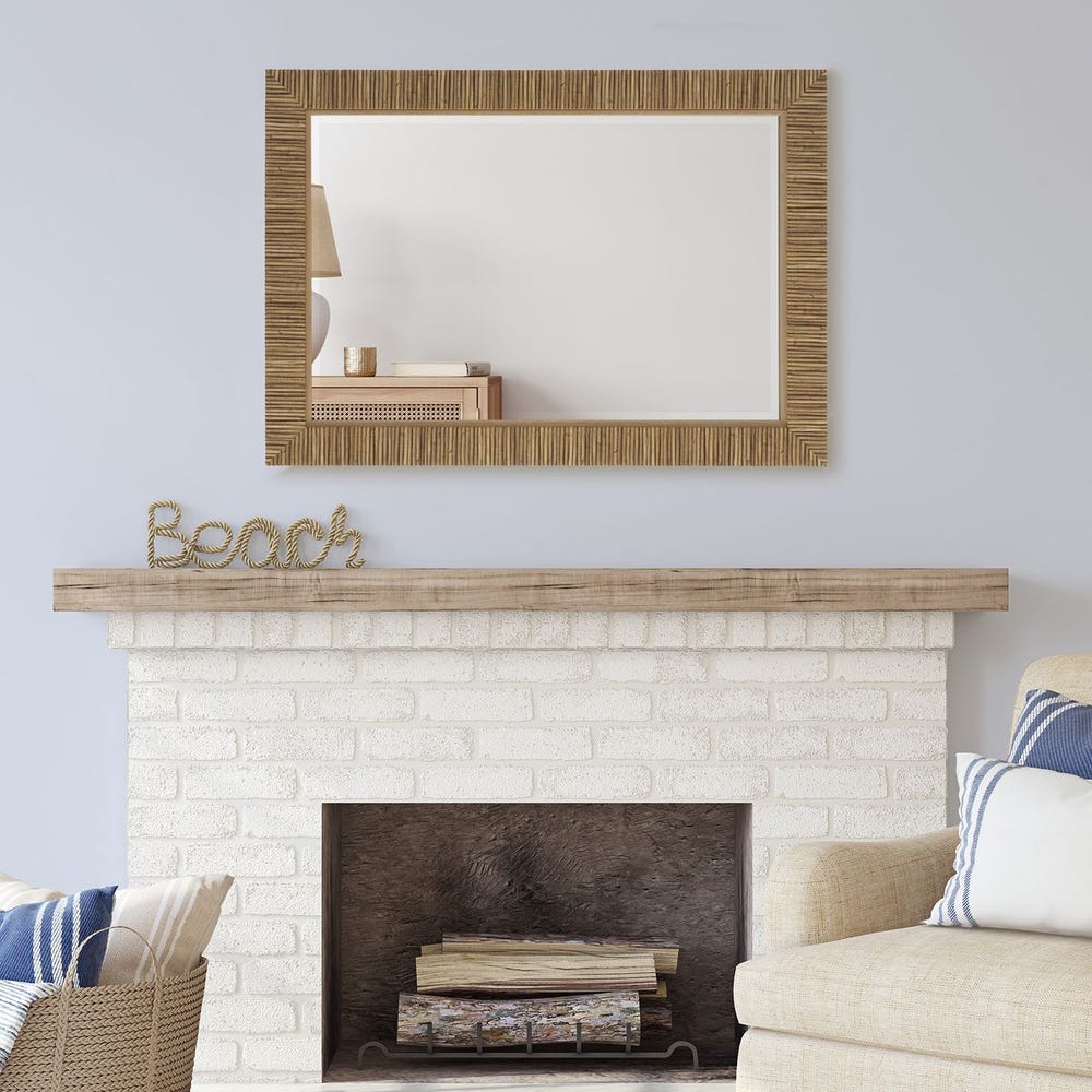 Rattan Mirror