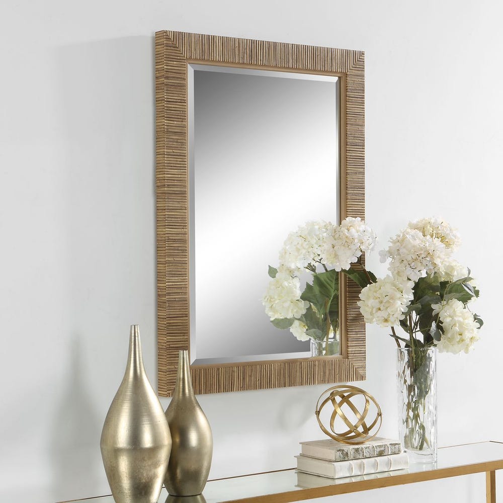 Rattan Mirror