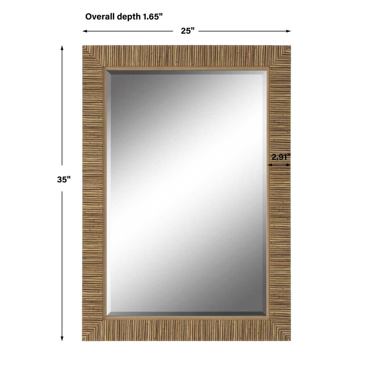 Rattan Mirror
