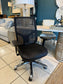 Office Star Products ProGrid High-Back Ergonomic Office Chair, Black Mesh back and Dillion Leather seat with 275 lb Weight Capacity