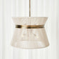 Highly Strung, 8 Lt Round Pendant - White