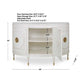 Paris 48 Inch Console Cabinet - White