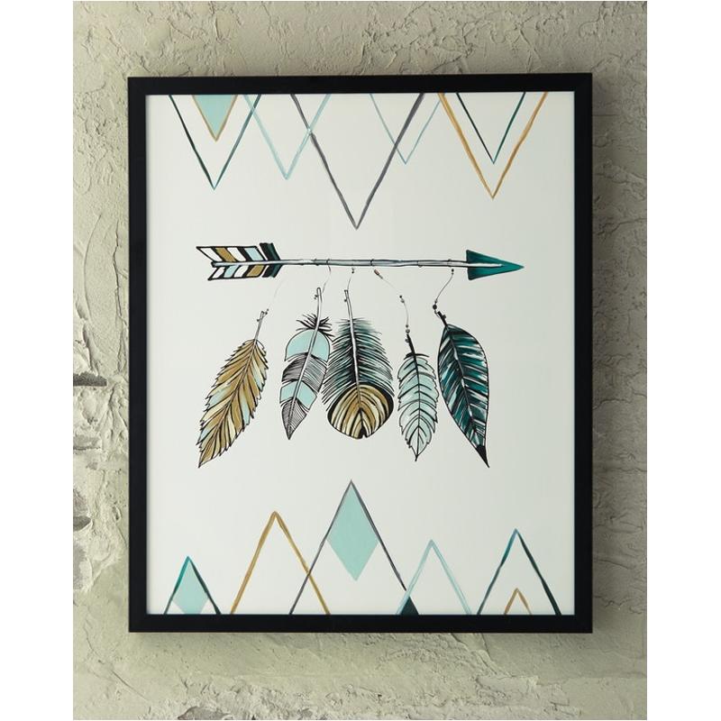 Adaley Teal/White/Gray Wall Art