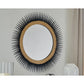 Elodie Black/Gold Finish Accent Mirror
