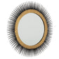 Elodie Black/Gold Finish Accent Mirror