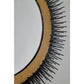Elodie Black/Gold Finish Accent Mirror