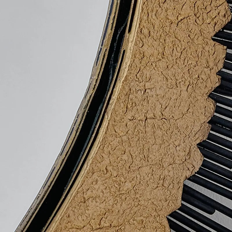 Elodie Black/Gold Finish Accent Mirror