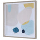 PINK PEBBLES II FRAMED PRINT
