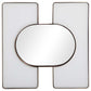 Embrace Square Mirror - 24x24 White