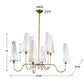 Elle, 8 Lt Chandelier