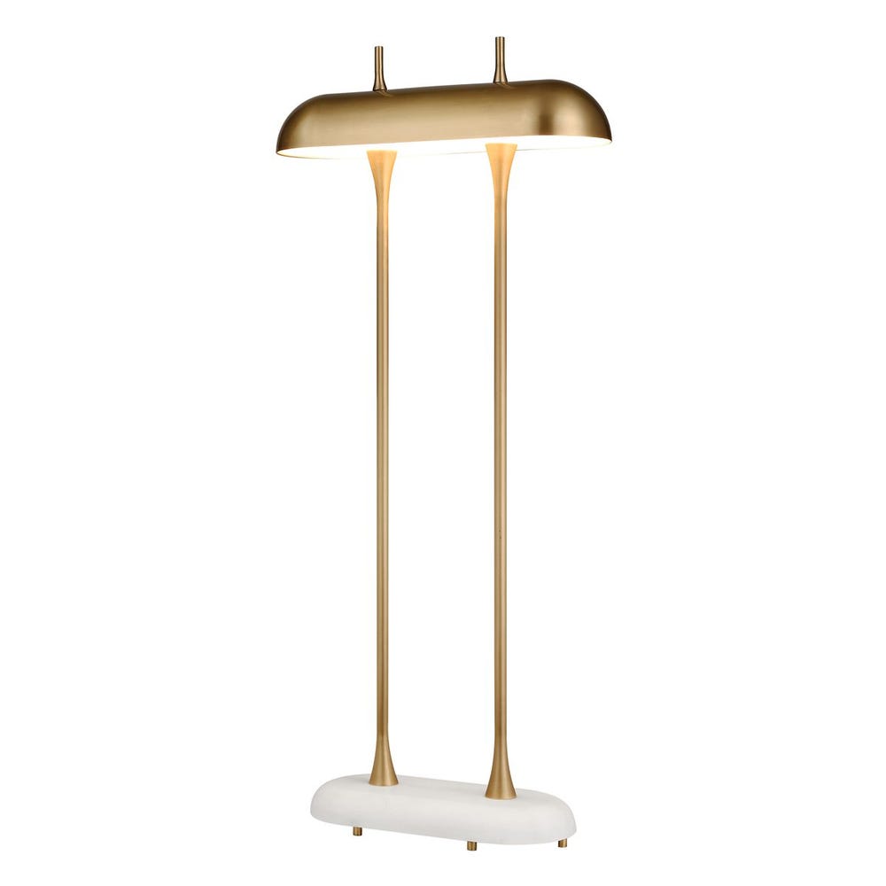 Papyrus Buffet Lamp - White Marble