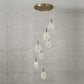Deluge, 7 Lt LED Round Pendant