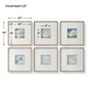 CUMULATION FRAMED CANVASES SET OF 6