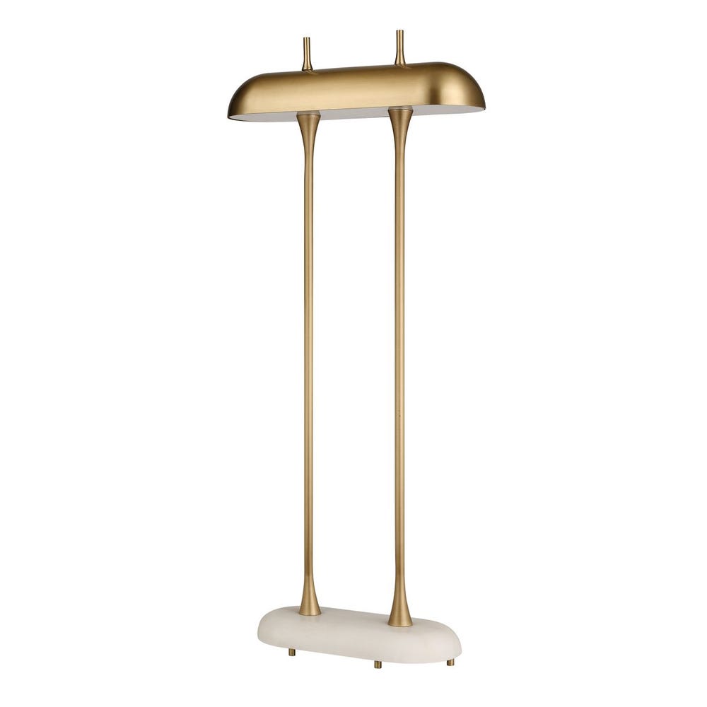 Papyrus Buffet Lamp - White Marble