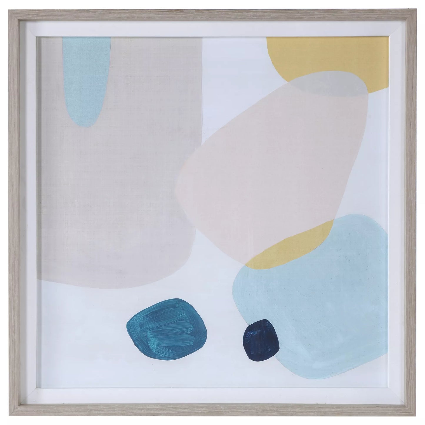 PINK PEBBLES II FRAMED PRINT