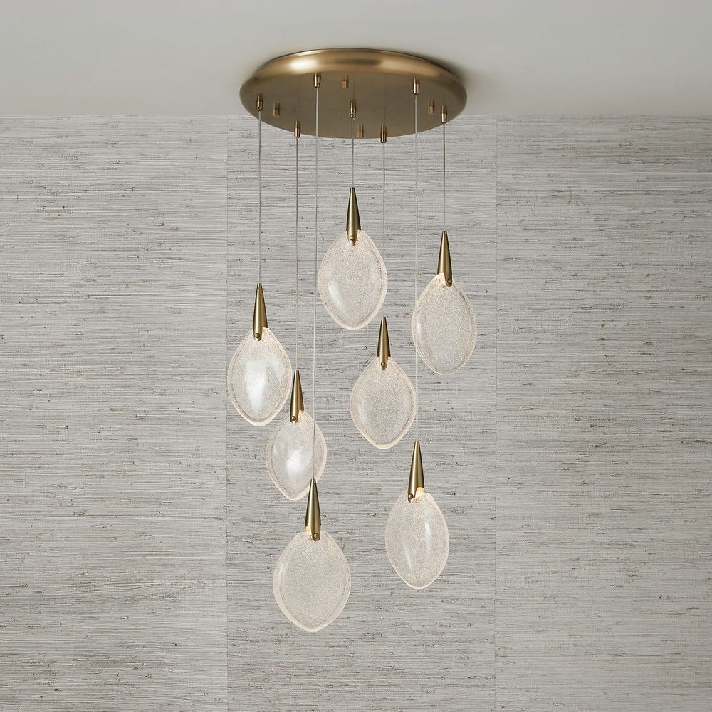 Deluge, 7 Lt LED Round Pendant