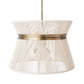 Highly Strung, 8 Lt Round Pendant - White