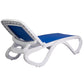 OMEGA WHITE & BLUE SUNLOUNGER