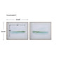 GREEN RIBBON COAST FRAMED PRINT Set of 2