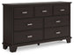Covetown Queen Panel Bed with Dresser