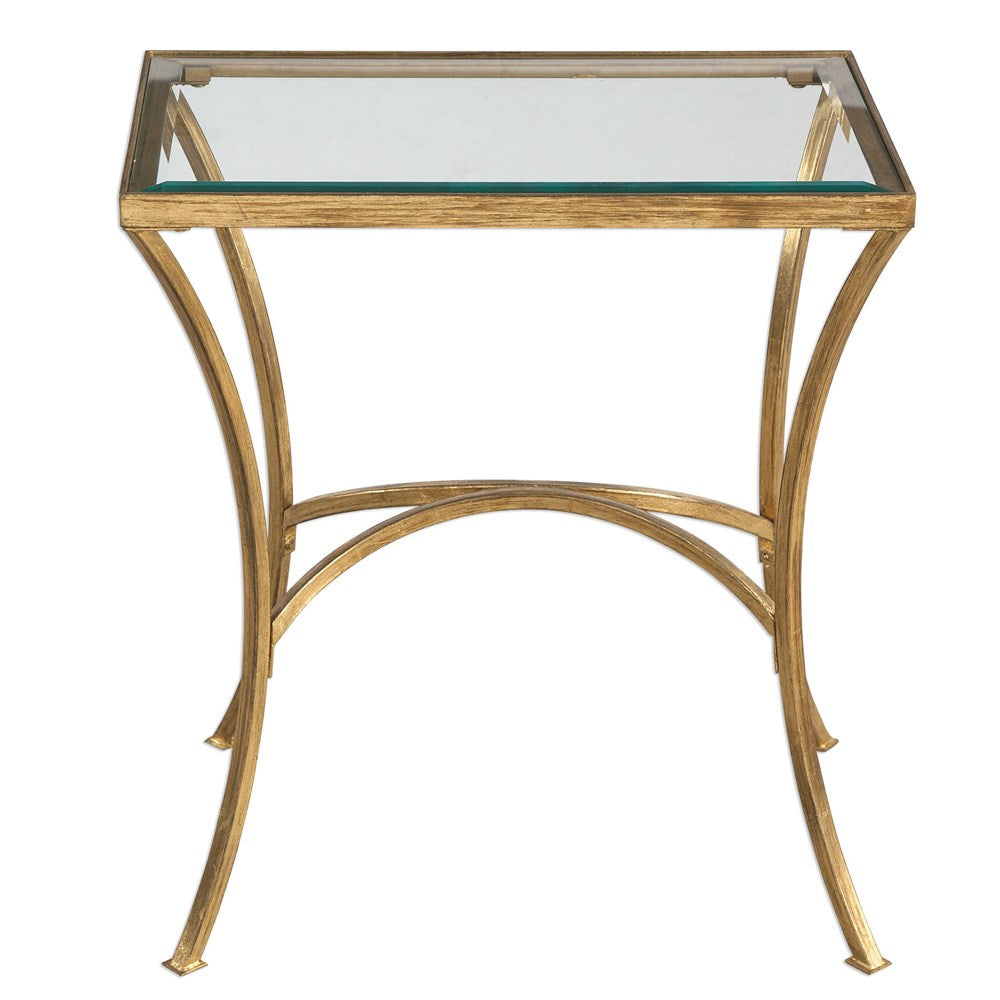 ALAYNA END TABLE, GOLD