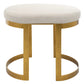INFINITY ACCENT STOOL, GOLD