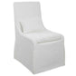 COLEY ARMLESS CHAIR, WHITE