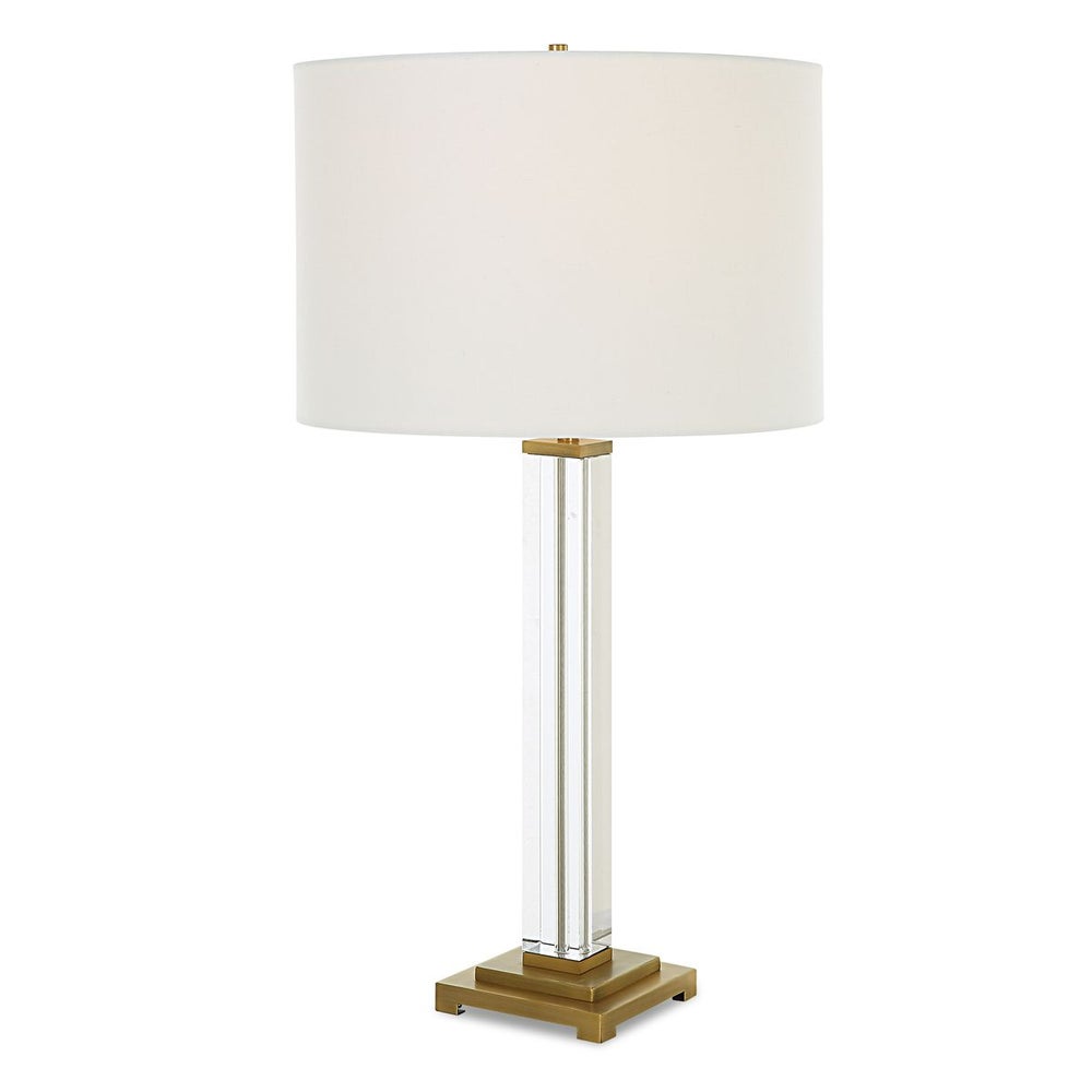 Crystal Column Table Lamp