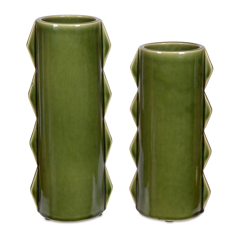 Meander Outdoor Vases, S/2
