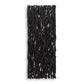 Gathered Teak Wood Wall Decor, Black