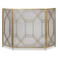 Rosen Fireplace Screen, Gold