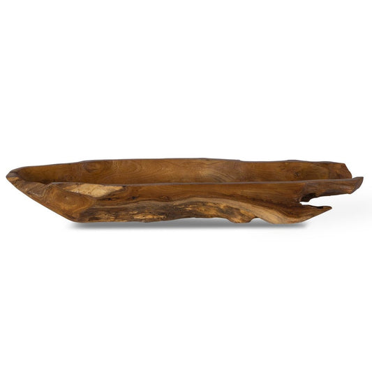 Teak Leaf Outdoor Bowl