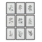 Farmhouse Florals Framed Prints, S/9 3 Cartons