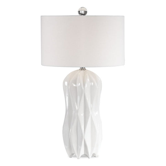 Malena Table Lamp, White
