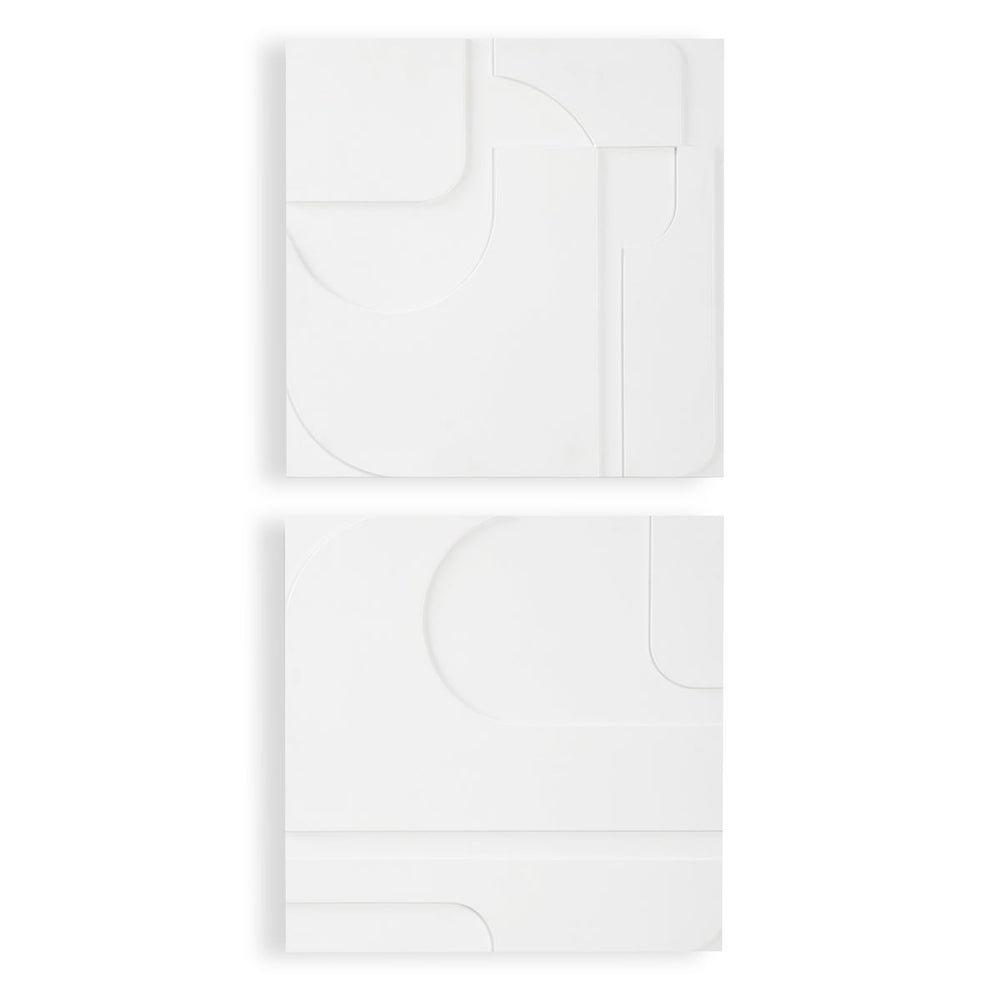 Contours Wood Wall Decor, S/2