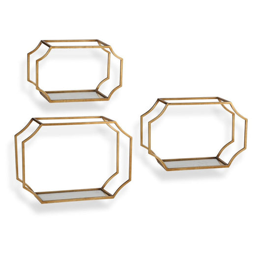 Lindee Wall Shelves, S/3