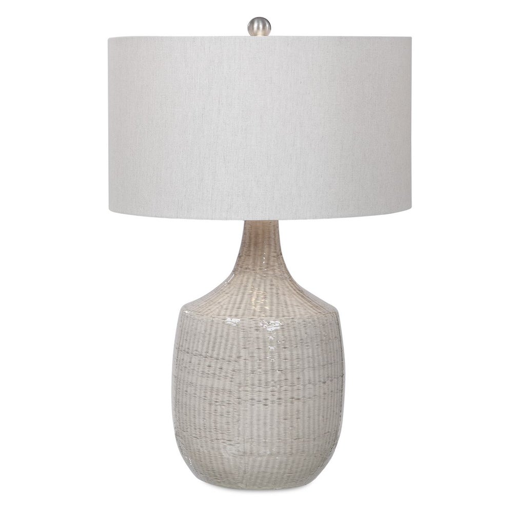 Felipe Table Lamp, Light Gray