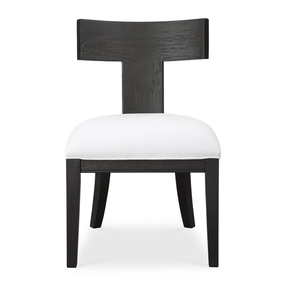 Idris Armless Chair, Charcoal