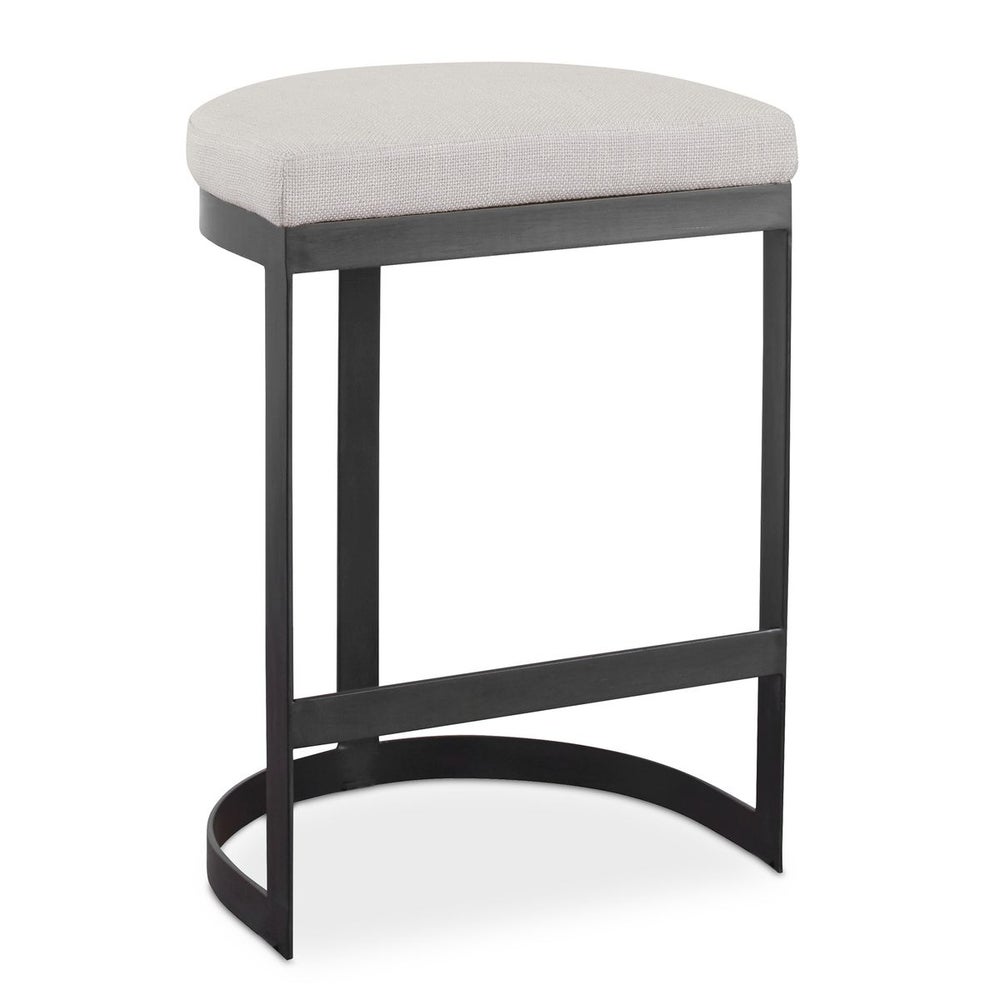 Ivanna Counter Stool, Black - Beige