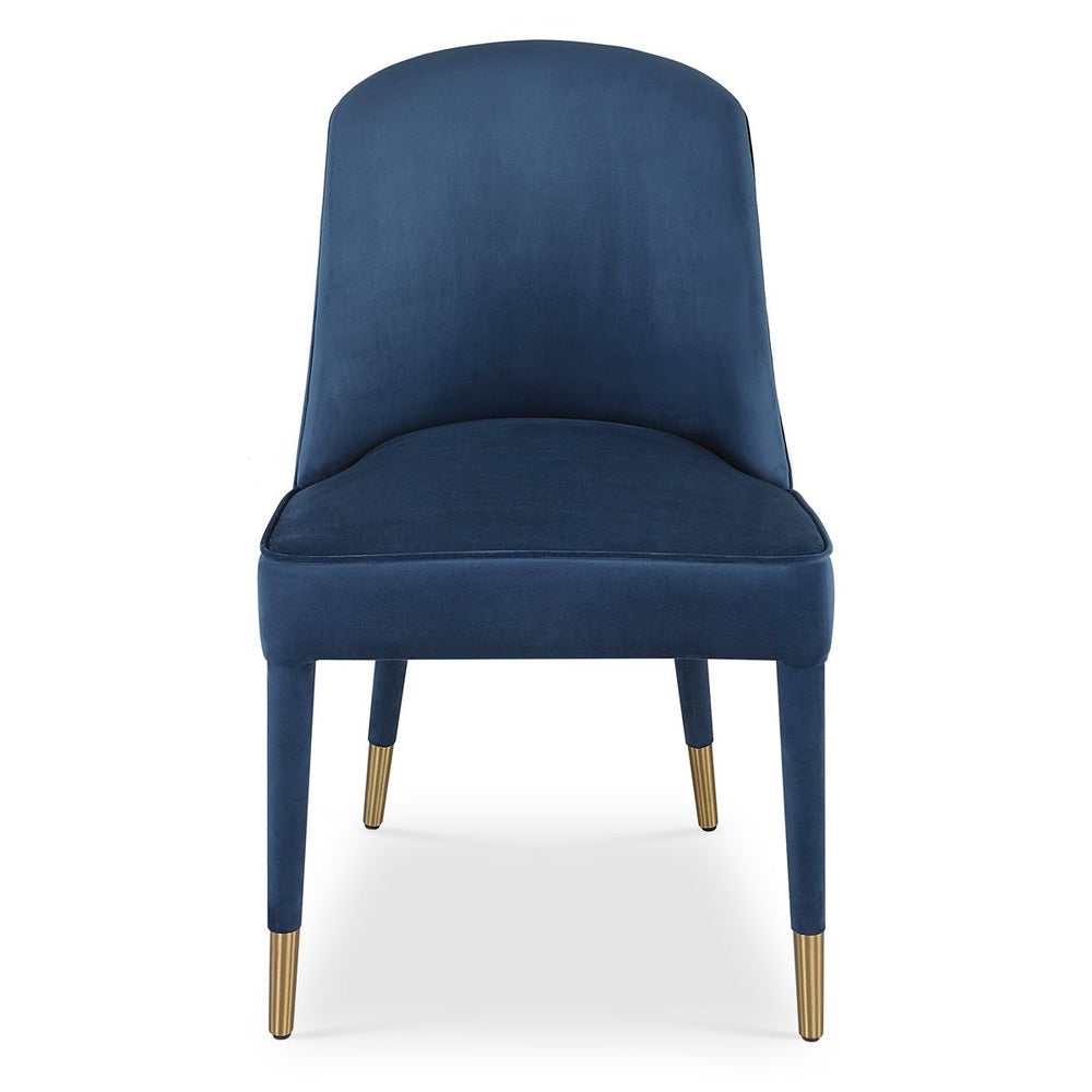 Brie Armless Chair, Sapphire, 2 Per Box, Priced Each