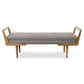 Waylon Bench, Taupe Gray