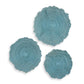 Ocean Gems Wall Decor, Blue, S/3