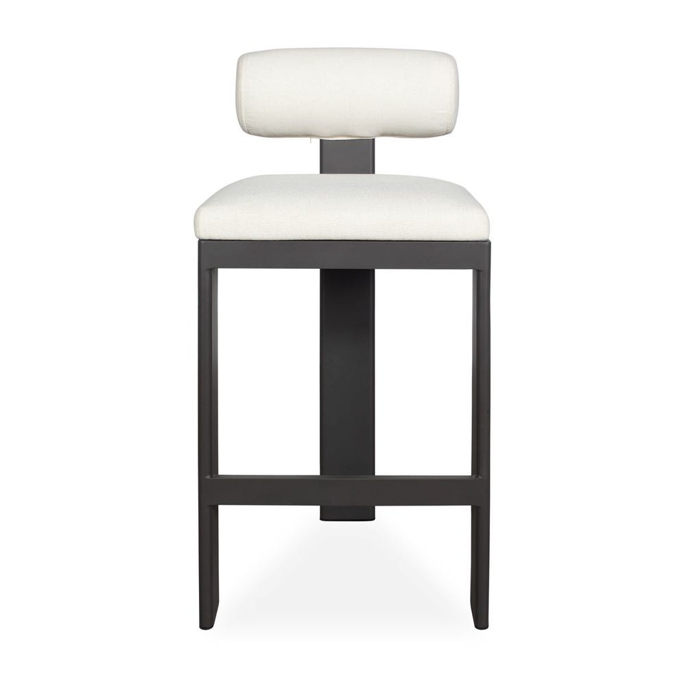 Bolster Back Outdoor Bar Stool