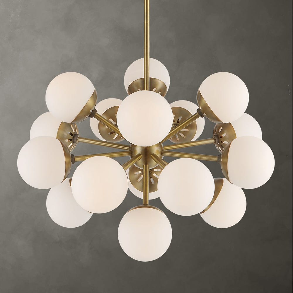 Droplet, 16 Lt Chandelier