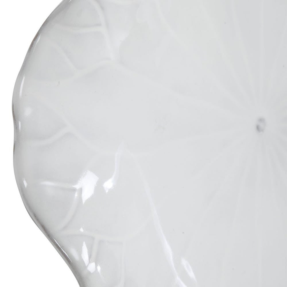 Abella Ceramic Wall Decor, White, S/3