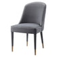Brie Armless Chair, Gray, 2 Per Box, Priced Each