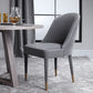 Brie Armless Chair, Gray, 2 Per Box, Priced Each