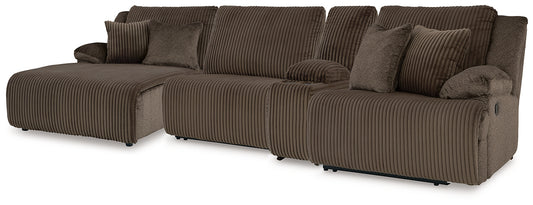 Top Tier 4-Piece Reclining Sectional with Chaise