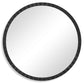 Dandridge Round Mirror, Black