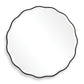 Aneta Round Mirror, Black